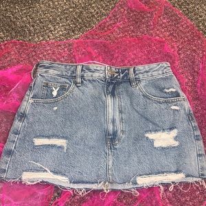 PacSun playboy bunny jean skirt